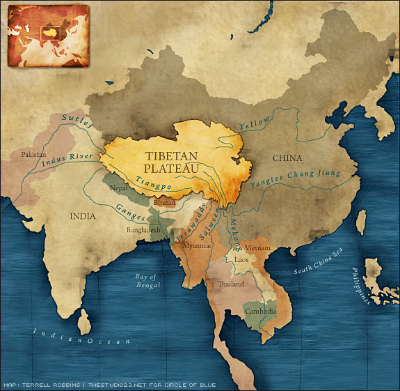 Карты Тибета | Тибет Изнутри